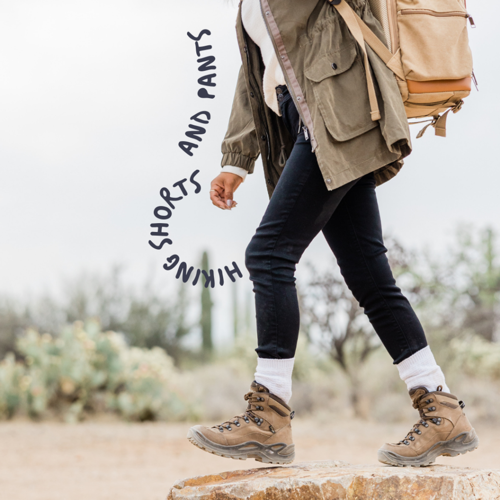 hiking pants and shorts